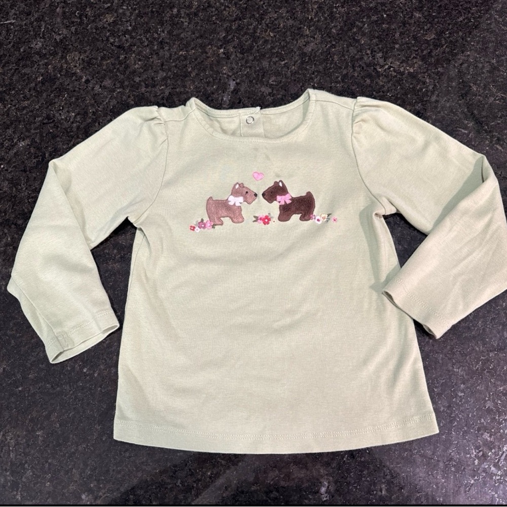 Gymboree Puppy LS Tee- 4T